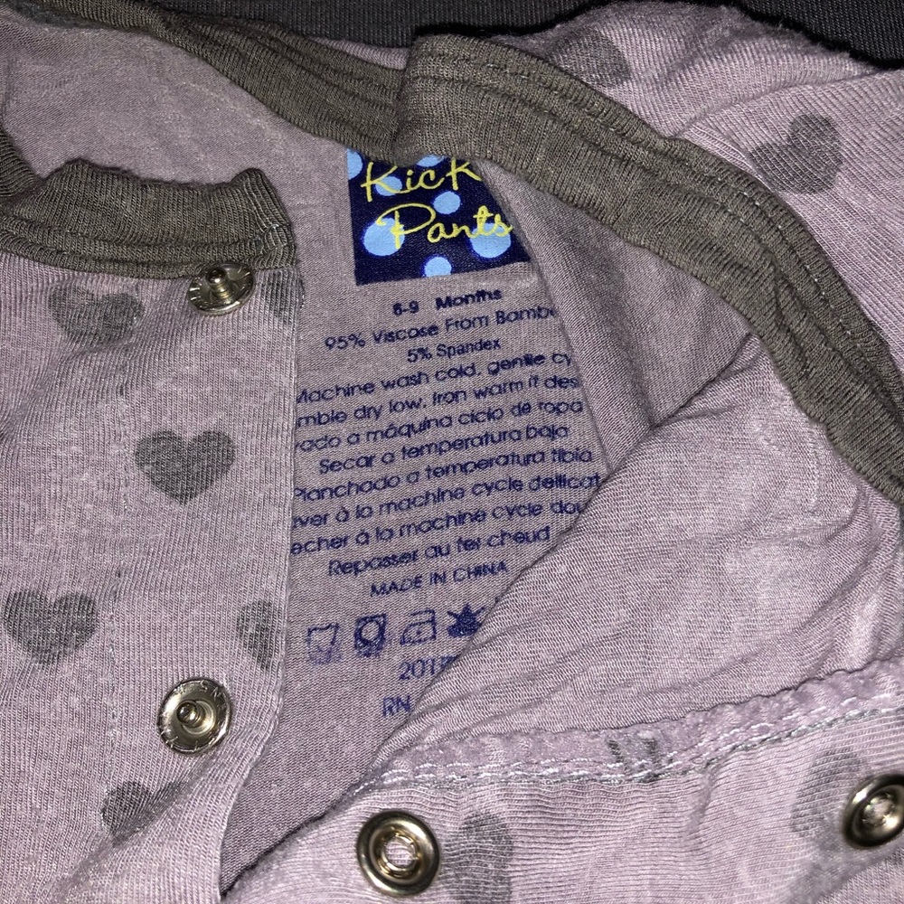 Kickee pants footie 6/9 months